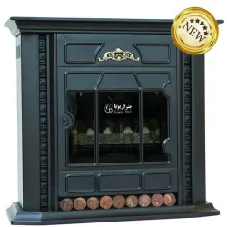 بخاری گازی زرین 35000 کلاسیک طرح چوب جنرال پویا