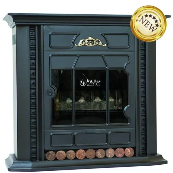 بخاری گازی زرین 35000 کلاسیک طرح چوب جنرال پویا