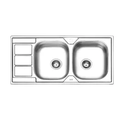 سینک توکار 4051 ایلیا استیل