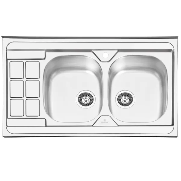 سینک روکار PS1104 پرنیان استیل