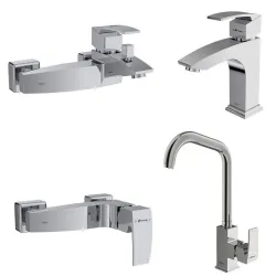 ست شیرآلات شودر مدل باواریا