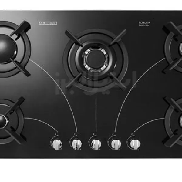 گاز صفحه شیشه G-5908 استیل البرز