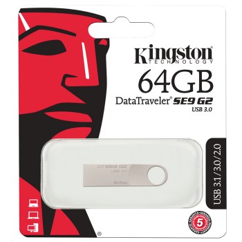فلش مموری Kingston مدل DTSE9 G2 ظرفیت 64 گیگابایت
