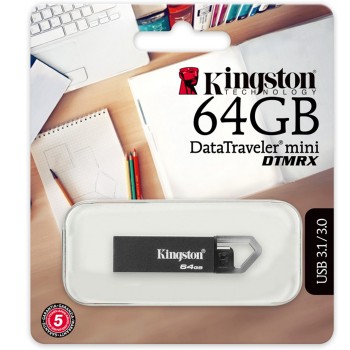 فلش مموری Kingston مدل Data Traveler Mini RX ظرفیت 64 گیگابایت